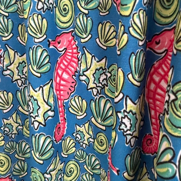 Simply Southern Seahorse Dress Size Medium - Picture 3 of 5